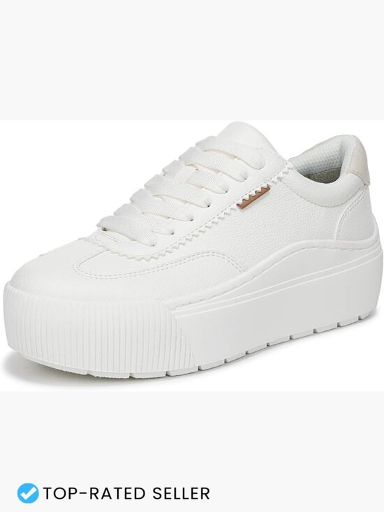 Shoes - Women's Platform Fashion Sneakers Lace-Up Cushioned Supportive Thick Sole
